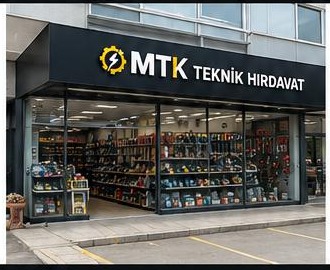 MTK Teknik Hırdavat mağaza girişi